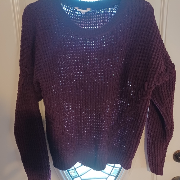 No Boundaries Sweaters - Women's NEW No boundries Purple Knit Sweater 25x 26 1/2